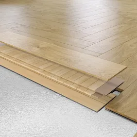 Ąžuolo parketlentės eglute Barlinek Herringbone 180 Raisins Oak