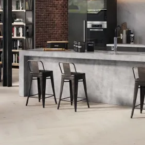 Ąžuolo parketlentės eglute Barlinek Herringbone 180 Cappuccino Oak