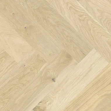 Ąžuolo parketlentės eglute Barlinek Herringbone 180 Bianco Oak