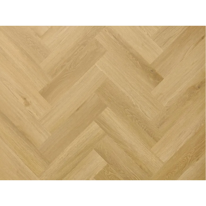 Rakinamos vinilinės grindys eglute Arbiton Amaron Herringbone EIR Acousti CASA 223 Menor Oak