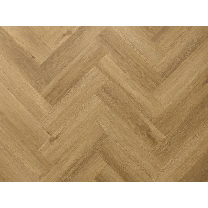 Rakinamos vinilinės grindys eglute Arbiton Amaron Herringbone EIR Acoustic CASA 208 Burbon Oak