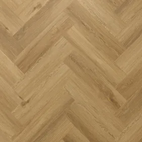 Rakinamos vinilinės grindys eglute Arbiton Amaron Herringbone EIR Acoustic CASA 208 Burbon Oak