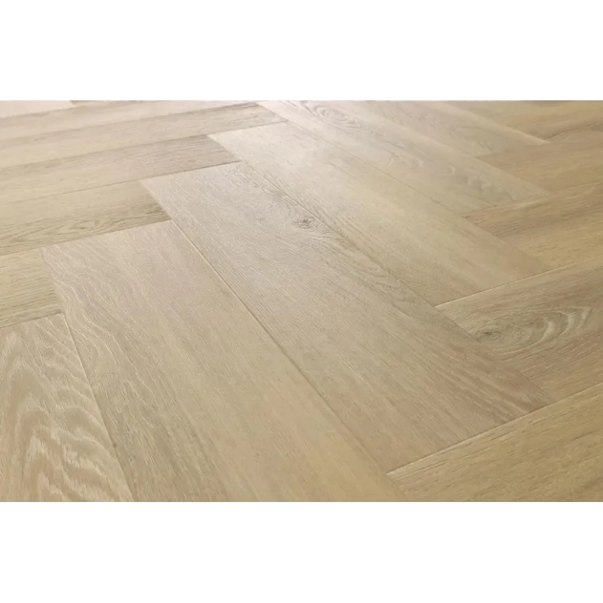 Rakinamos vinilinės grindys eglute Arbiton Amaron Herringbone EIR Acoustic CASA 236 Deventer Oak