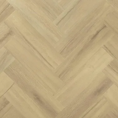 Rakinamos vinilinės grindys eglute Arbiton Amaron Herringbone EIR Acoustic CASA 228 Princeton Oak