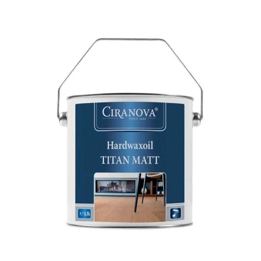 Medienos alyva su vašku Ciranova Hardwaxoil Titan, 2,5 l