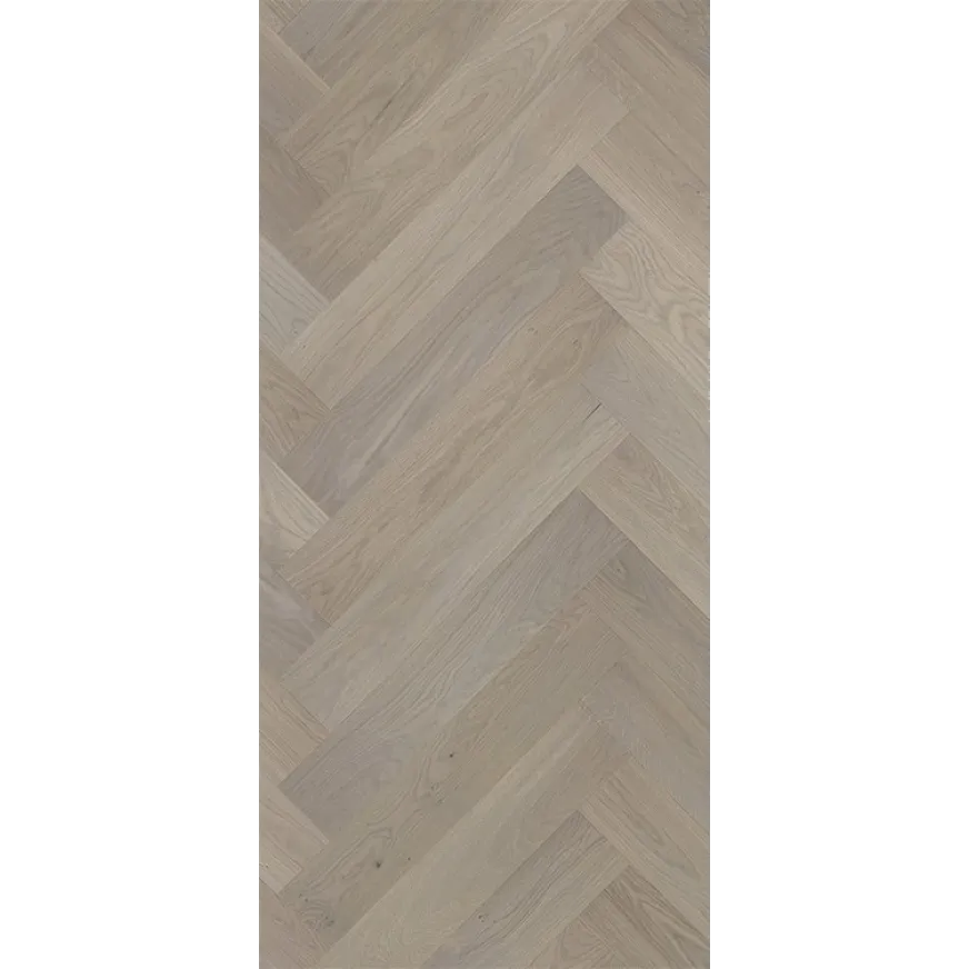 Ąžuolo parketlentės eglute Barlinek Herringbone 130 Marzipan Muffin